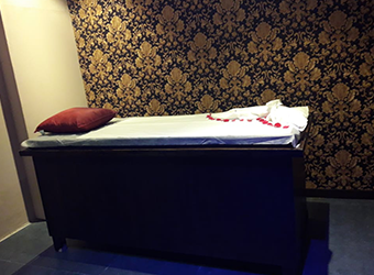 rainbow massage center room interior